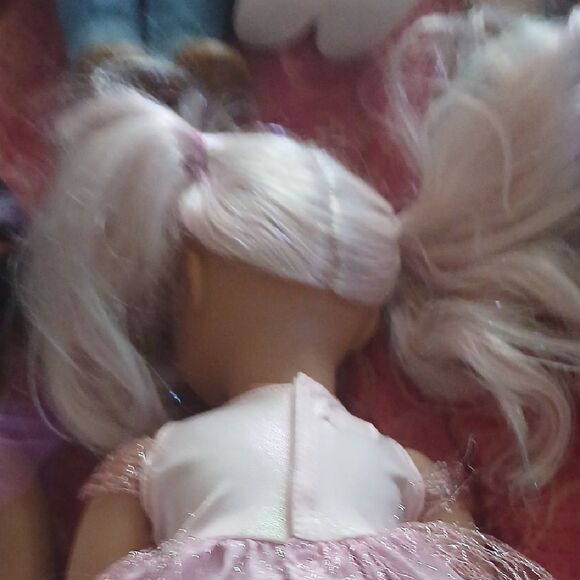 Pink and Purple Dress Dolls Set - Picture 7 of 7